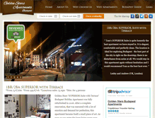 Tablet Screenshot of goldenstarsapartments.com